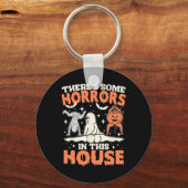 Porte-clés Il y a des horreurs dans cette maison Citrouille G (Recto)