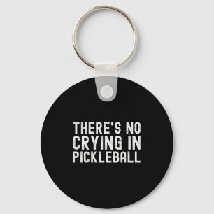 Porte-clés Il y a des pleurs dans le pickleball - pickle ball