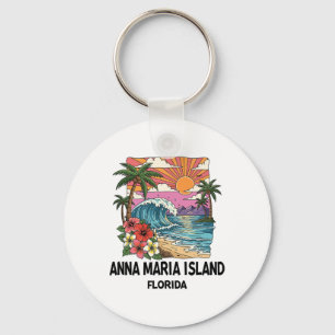 Porte-clés Île Anna Maria Plage Tropicale Souvenir Vacances