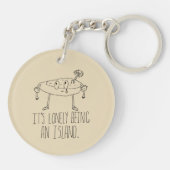 Porte-clés Île de bande dessinée (Dos)