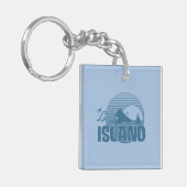 Porte-clés Île de Dookie - bleu (Devant gauche)