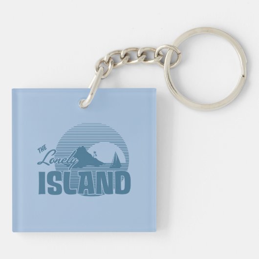 Porte-clés Île de Dookie - bleu (Dos)