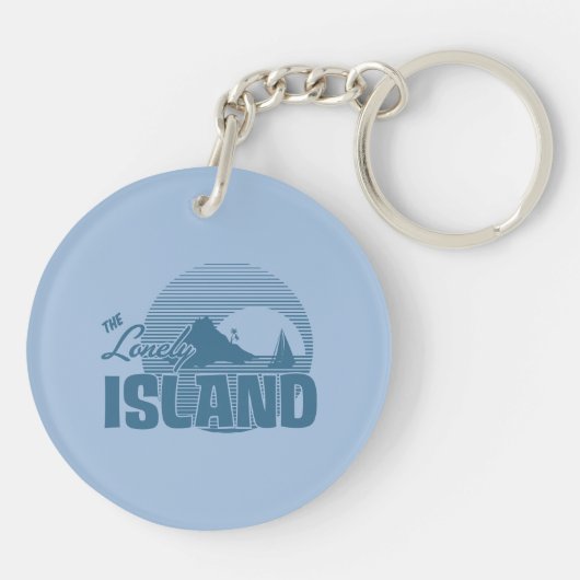 Porte-clés Île de Dookie - bleu (Dos)