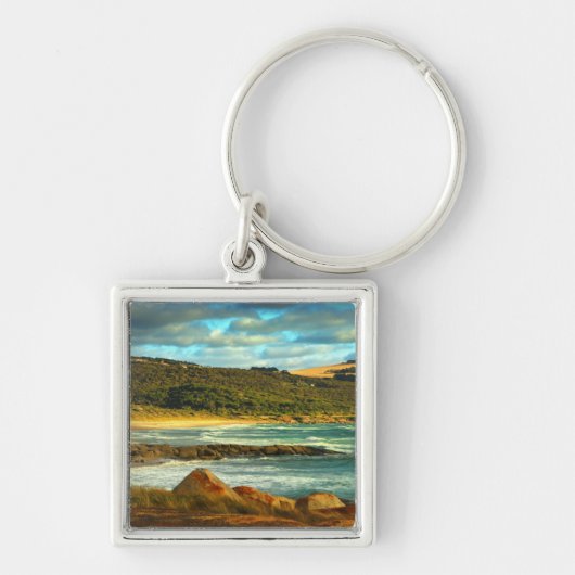 Porte-clés Île de Flinders de la plage | d'Emita, Tasmanie (Devant)