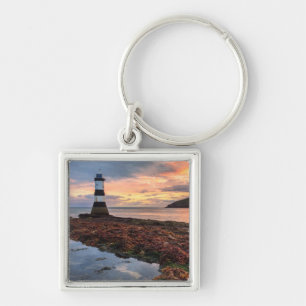 Porte-clés Île de macareux du lever de soleil de phare de