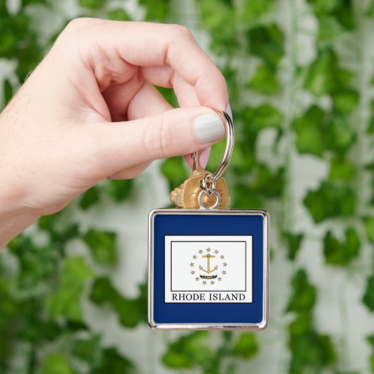 Porte-clés Île de Rhode (main)