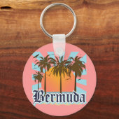 Porte-clés Île des Bermudes Souvenirs (Recto)