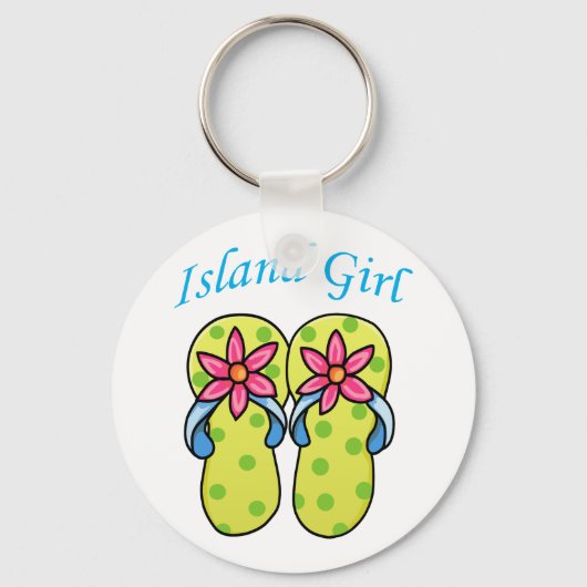 Porte-clés Île fille (Recto)