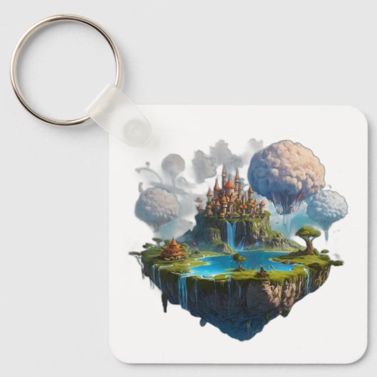 Porte-clés île flottante (Recto)