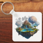 Porte-clés île flottante (Recto)