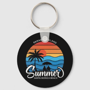 Porte-clés Île Paradis Plage Santa Monica-35307