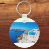 Porte-clés Île Santorini - Caldera (Recto)