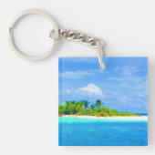 Porte-clés Île tropicale (Devant)