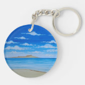 Porte-clés Île tropicale (Dos)