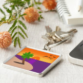 PORTE-CLÉS ÎLE TROPICALE (Côté)