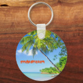 Porte-clés Île tropicale à Maurice (Recto)