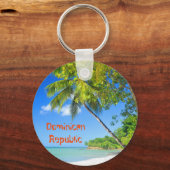 Porte-clés Île tropicale en République Dominicaine (Recto)