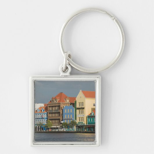 Porte-clés îles ABC, CURAÇAO, Willemstad: Front de mer 2 (Devant)