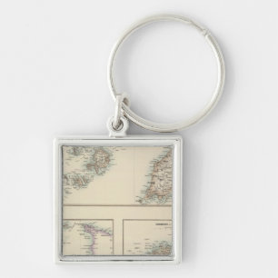 Porte-clés Îles Anglo-Normandes, îles Scilly et île de Man