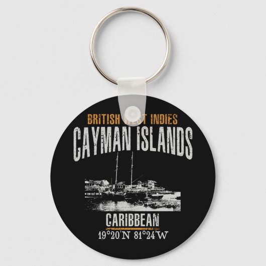 Porte-clés Îles Caïmans (Recto)