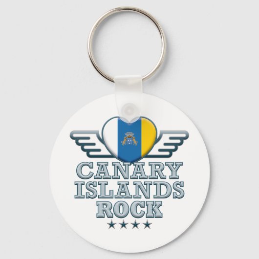 Porte-clés Îles Canaries Rock v2 (Recto)