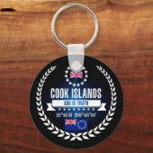 Porte-clés Îles Cook (Recto)