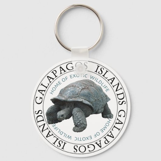 Porte-clés Îles Galapagos Tortoise Porte - clé (Recto)