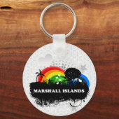 Porte-clés Îles Marshall aux fruits mignons (Recto)