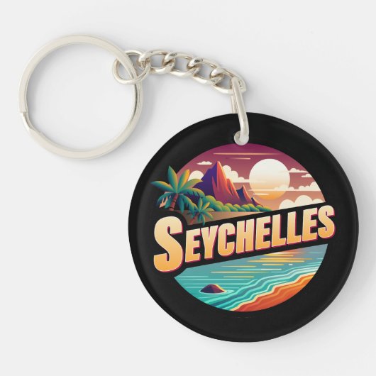 Porte-clés Îles Seychelles Océan Indien (Devant)