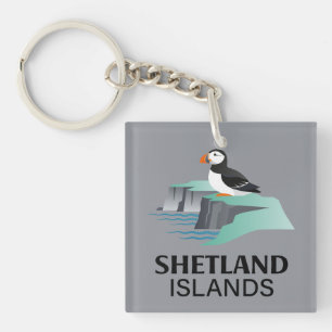 Porte-clés Îles Shetland Écosse Royaume-Uni