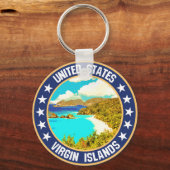 Porte-clés Îles Vierges américaines (Recto)