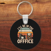 Porte-clés I'll Be In The Office Cigar - Bourbon Whiskey Dad  (Recto)