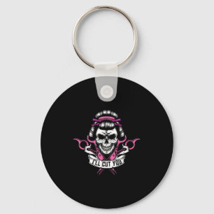 Porte-clés Ill Vous Couper - Coiffeur Crâne Drôle Destin Chev