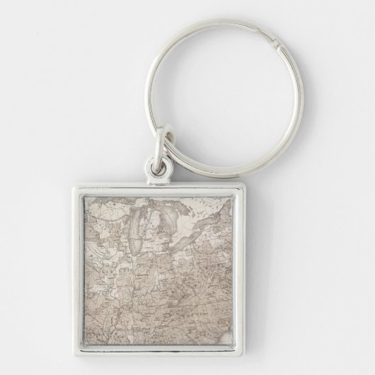 Porte-clés Illettrisme masculin blanc (Devant)
