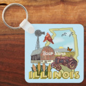 Porte-clés Illinois (Recto)