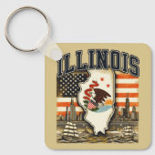 Porte-clés Illinois (Recto)