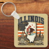 Porte-clés Illinois (Recto)