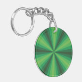 Porte-clés Illusion optique Porte - clé acrylique vert (Devant gauche)