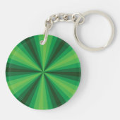 Porte-clés Illusion optique Porte - clé acrylique vert (Dos)