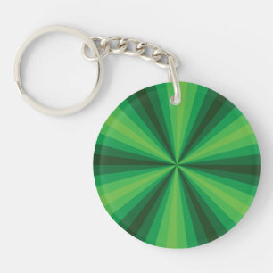 Porte-clés Illusion optique Porte - clé acrylique vert