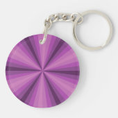 Porte-clés Illusion optique Porte - clé acrylique violet (Dos)