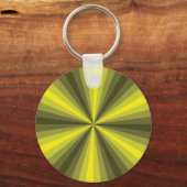 Porte-clés Illusion optique Porte - clé jaune (Recto)