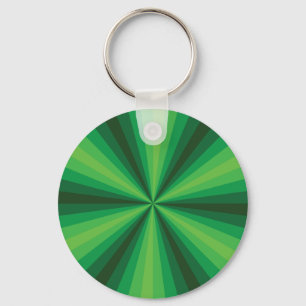 Porte-clés Illusion optique Porte - clé vert