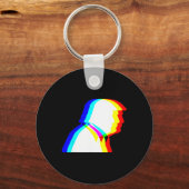 Porte-clés Illusion optique Trump Edm  (Recto)