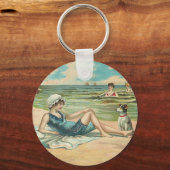 Porte-clés Illustration Beachy Antique Seashore (Recto)