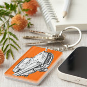 Porte-clés Illustration Chevy Bel Air 1957 (Devant droit)