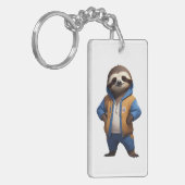 Porte-clés Illustration conviviale (Devant gauche)