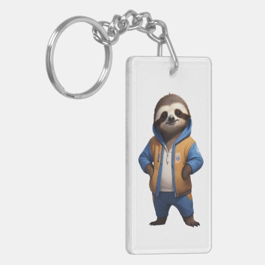 Porte-clés Illustration conviviale (Devant gauche)