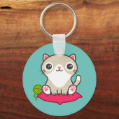 Porte-clés Illustration Cute Kitty (Recto)