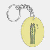 Porte-clés Illustration d'Asparagus (Devant gauche)